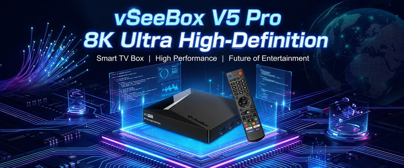 vSeeBox V5 Pro home carousel banner android tv box