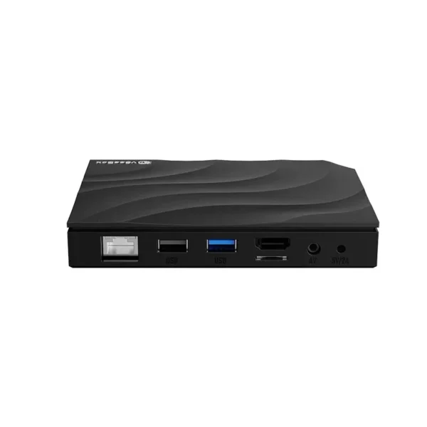 vSeeBox V6 Max Android TV box rear ports - USB, HDMI, LAN, AV